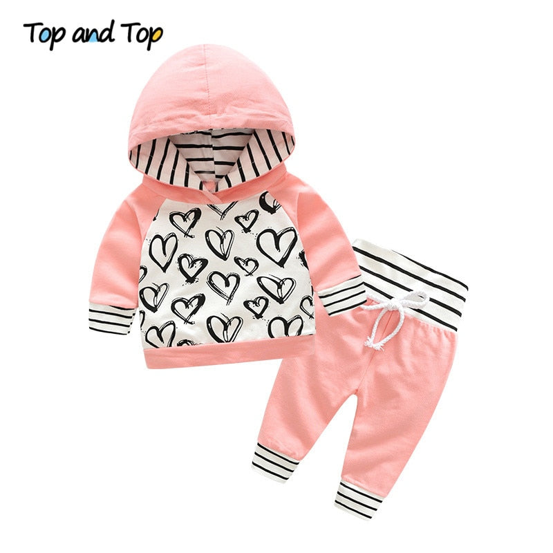 Baby Sweatshirt Met Capuchon en  Broek