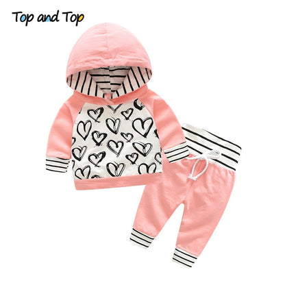 Baby Sweatshirt Met Capuchon en  Broek