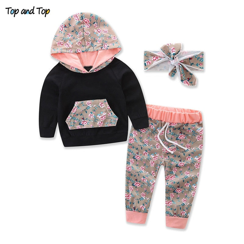 Baby Sweatshirt Met Capuchon en  Broek