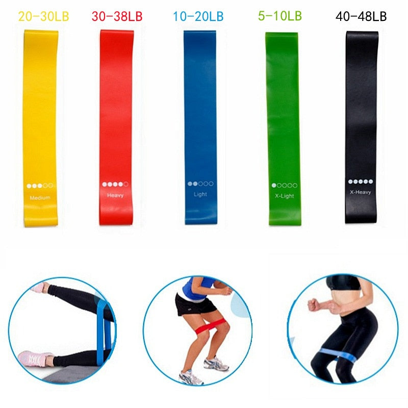 Elastische Yoga Band 5 Delig