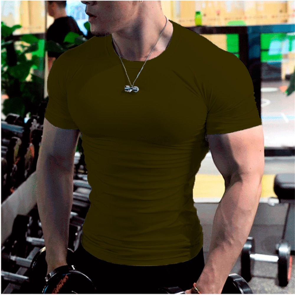 Fitness T-shirt met korte mouwen