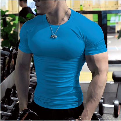 Fitness T-shirt met korte mouwen