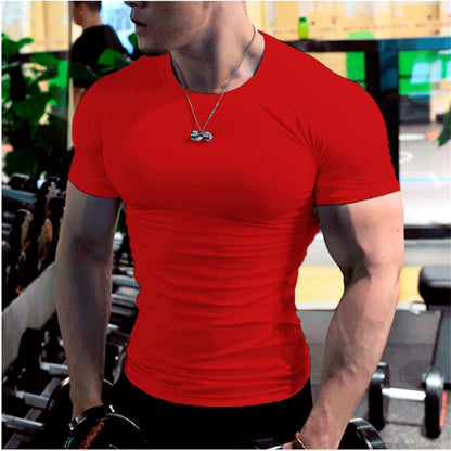 Fitness T-shirt met korte mouwen